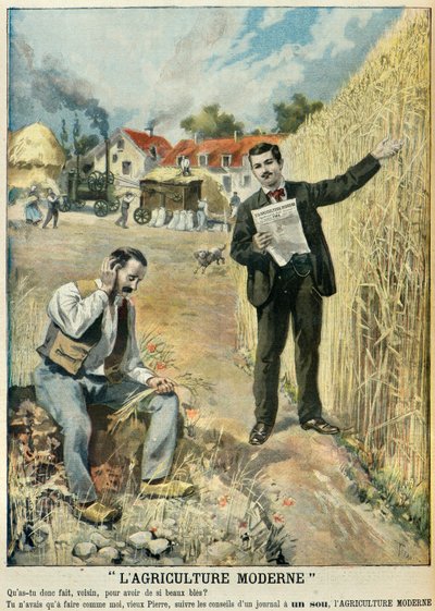 Nykyaikainen maatalous vuonna 1897 (kaiverrus) tekijältä Oswaldo Tofani