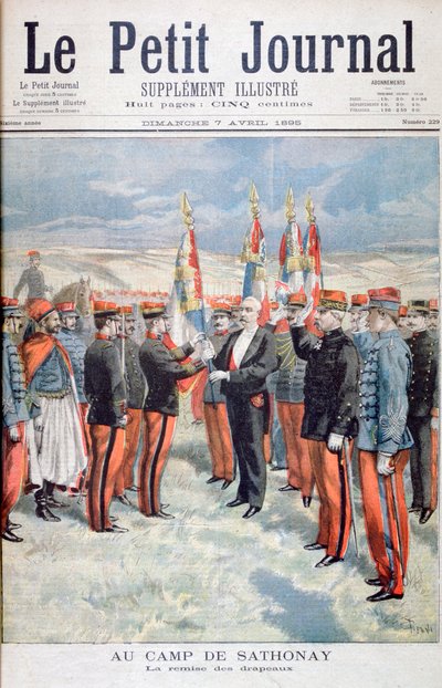 Värien esittely, Sathonay-Camp, 1895 tekijältä Oswaldo Tofani