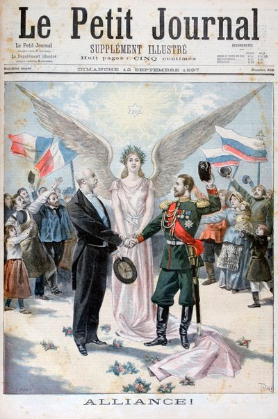 Ranskan ja Venäjän liitto, 1897 tekijältä Oswaldo Tofani