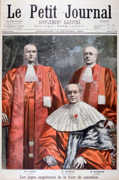 Ranskan korkeimman muutoksenhakutuomioistuimen tuomarit, 1899. tekijältä Oswaldo Tofani