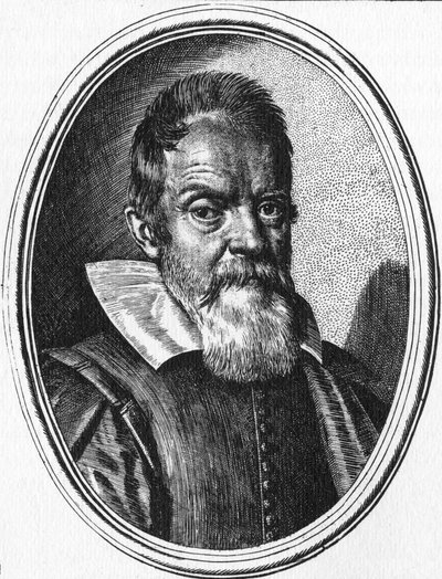Galileo Galilei (kaiverrus) tekijältä Ottavio (after) Leoni