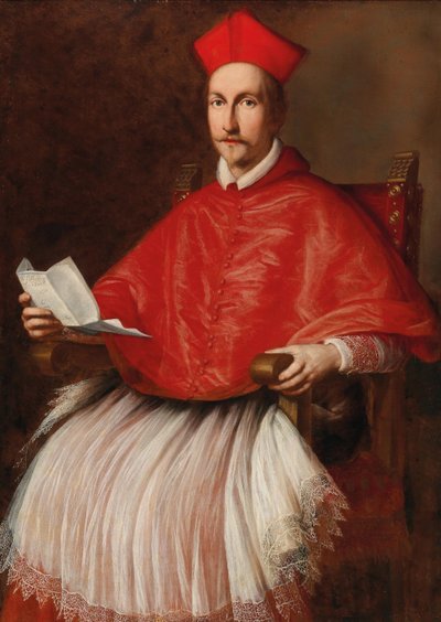 Kardinaali Francesco Barberinin muotokuva 1597-1679, noin 1624. tekijältä Ottavio Maria Leoni