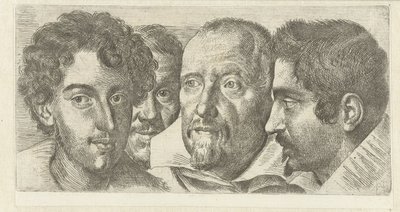 Cosimo Orsinon muotokuva, Cesare Bartolotti, Sigmund Laire Ottavio Leonin zelfportreetissa tekijältä Ottavio Mario Leoni