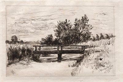 Silta, Schleissheim, 1879. tekijältä Otto H. Bacher