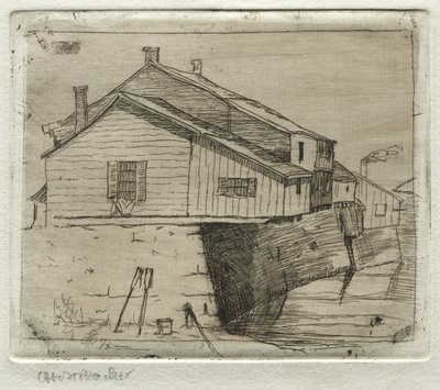 Mökit, Cleveland, 1878. tekijältä Otto H. Bacher