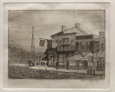 Eagle Street ja Woodland Avenue, 1878. tekijältä Otto H. Bacher