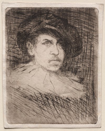Omakuva pukeutunut, 1880. tekijältä Otto H. Bacher