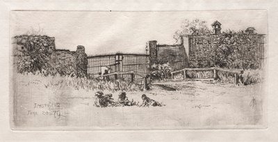 Portti, Lustheim, 1879. tekijältä Otto H. Bacher