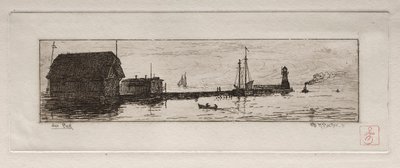 West Pier, Cleveland, 1878. tekijältä Otto H. Bacher