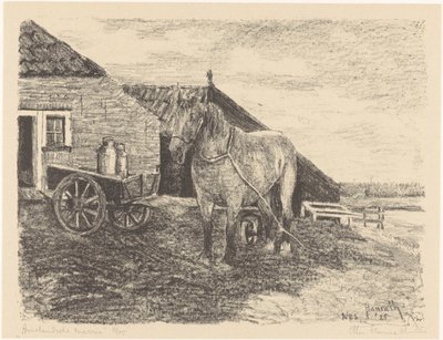 Ameland tamma (alkuperäinen nimi esineessä) tekijältä Otto Hanrath (signed by artist)