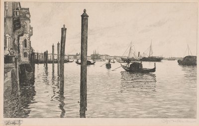 Grand Canal, Venetsia tekijältä Otto Henry Bacher