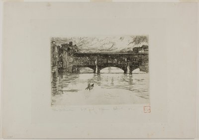 Ponte Vecchio, tuhoutunut levy tekijältä Otto Henry Bacher
