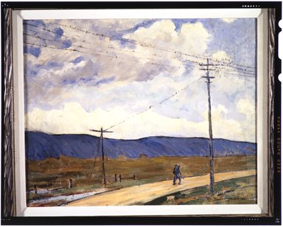 Muuttoliike, n. 1937 (öljy kankaalle) tekijältä Otto Henry Schneider