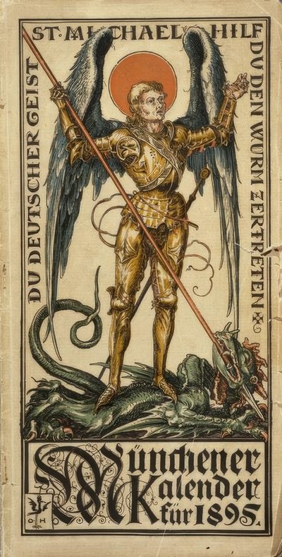 Sinä saksalainen henki, St. Michael, auta murskaamaan mato tekijältä Otto Hupp