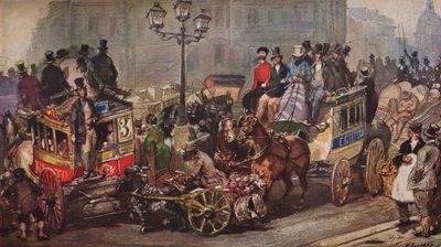"Scene at Ludgate Circus", 1850 tekijältä Otto Limited