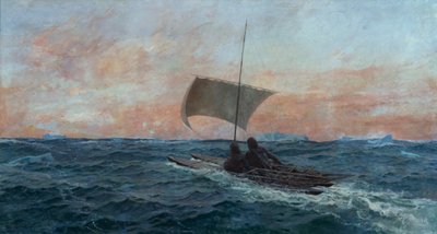 Nansen ja Johansen Jäämereltä tekijältä Otto Ludvig Sinding