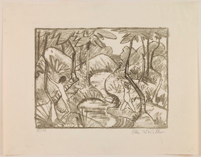 Metsämaisema, portfoliosta "Otto Müller" tekijältä Otto Mueller