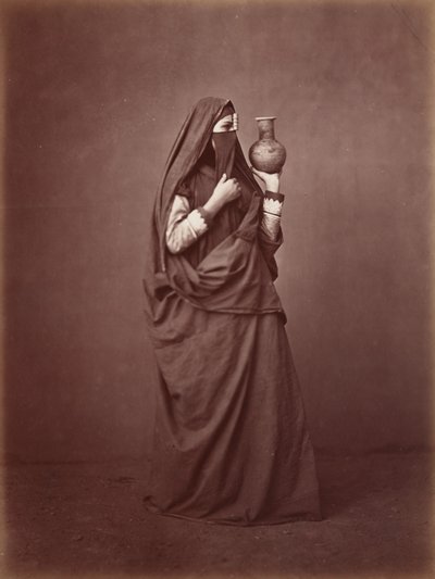 Egyptiläisen naisen muotokuva,c. 1870 (kuva) tekijältä Otto Schoefft
