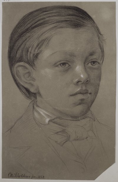 Wilhelm Amandus Beerin lapsikuva tekijältä Otto Scholderer