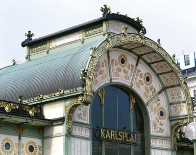 Otto Wagner -paviljonki Karlsplatzilla tekijältä Otto Wagner