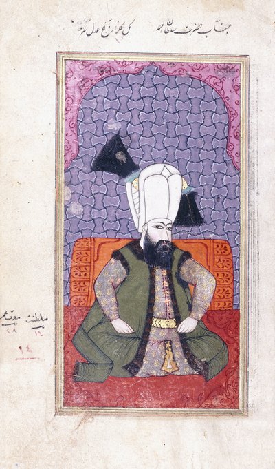 Sulttaani Ahmed III:n muotokuva tekijältä Ottoman School