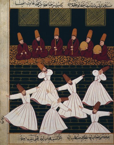 Pyörivien dervissien rituaali Konyalla tekijältä Ottoman School
