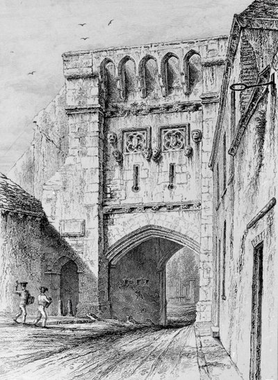 West Gate Winchester, noin 1830 tekijältä Owen Brown Carter