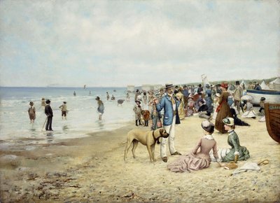 Päivä rannalla, 1885 tekijältä Owen Dalziel