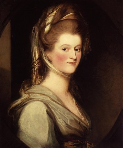 Elizabeth Craven (o.s. Berkeley), Brandenburg-Ansbachin markgroviini tekijältä Ozias Humphry