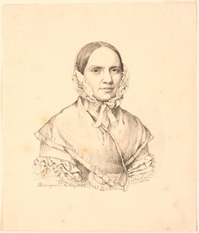 Hanne Westengaardin muotokuva. tekijältä P.C. Skovgaard