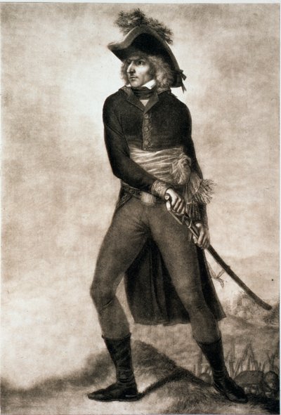 Ruotsin Kaarle XIV Johan, kun hän oli Ranskan marsalkka, c1804-c1810 tekijältä PM Mix