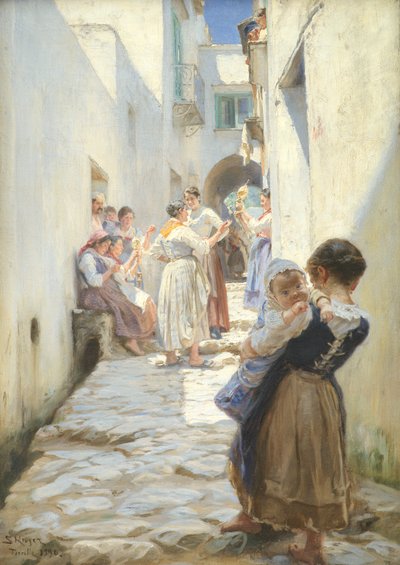 Katu Torellossa, Italiassa tekijältä Peder Severin Krøyer