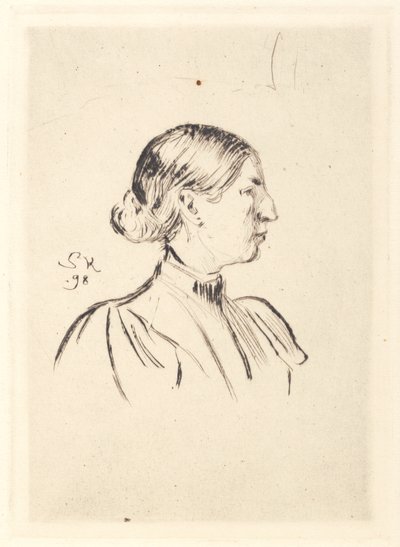 Anna Ancherin muotokuva, profiili tekijältä Peder Severin Krøyer