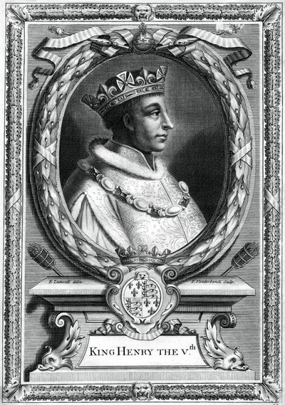 Henrik V, Englannin kuningas. tekijältä P. Vanderbanck