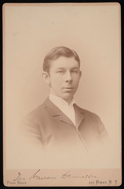 Ira Warren Dennisonin muotokuva vuosina 1891–1893. tekijältä Pach Bros