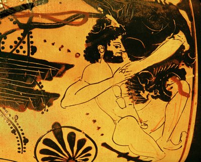 Herakles tappaa leijonan ... tekijältä Painter Diosphos
