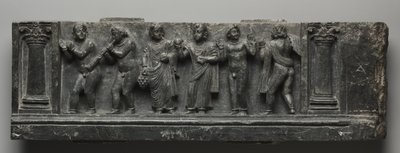 Bachlanian hätäapu, Pakistan, Gandhara, Buner Area, Varhainen Kushan-kausi (Ad 1-320) (liuske) tekijältä Pakistani School