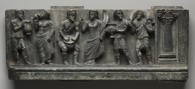 Bachlanian hätäapu, Pakistan, Gandhara, Buner Area, Varhainen Kushan-kausi (Ad 1-320) (liuske) tekijältä Pakistani School