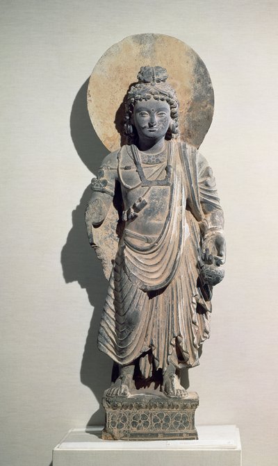 Pysyvä Bodhisattva Maitreya, 3. vuosisadalla (liuske) tekijältä Pakistani School
