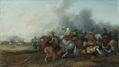 Ratsuväen yhteenotto, 1632 tekijältä Palamedes Palamedesz