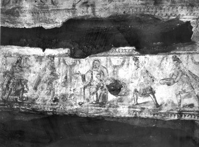 Adoration of the Magi (seinämaalaus) tekijältä Paleo Christian