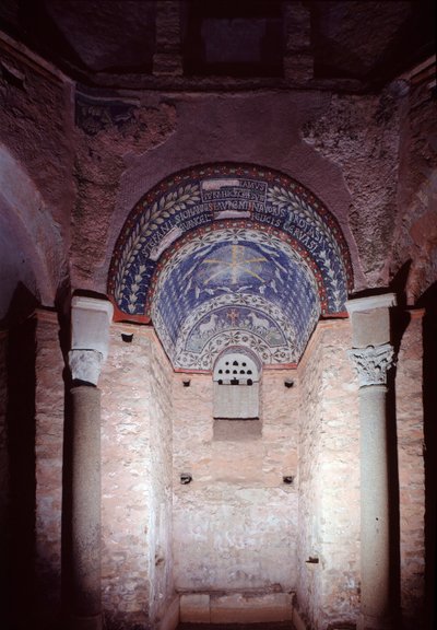 Niche mosaiikki, 5.-6. vuosisadalla tekijältä Paleo Christian