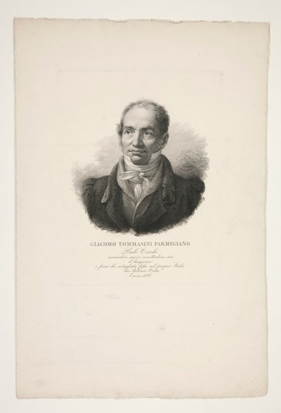 Giacomo Tommasini Parmesanin muotokuva tekijältä Paolo Toschi