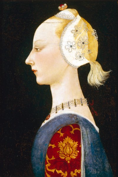 Nuori muodin nainen, 1462-1465 tekijältä Paolo Uccello