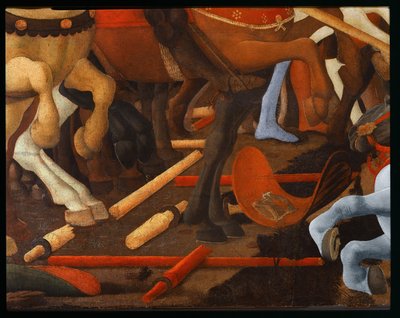San Romanon taistelu, yksityiskohta tekijältä Paolo Uccello