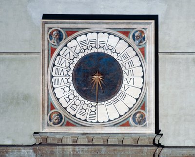 Kellotaulu profeettojen päillä tekijältä Paolo Uccello