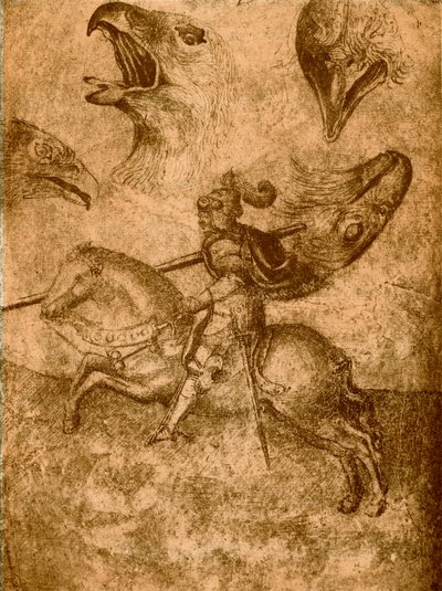 Ritari ja lance ja lintututkimus tekijältä Paolo Uccello