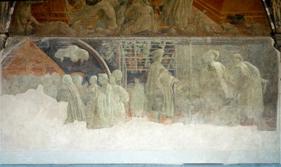 Tarina Nooasta, juopumisesta - Fresco tekijältä Paolo Uccello