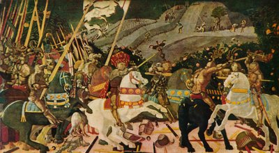 San Romanon taistelu, c1438, 1909 tekijältä Paolo Uccello