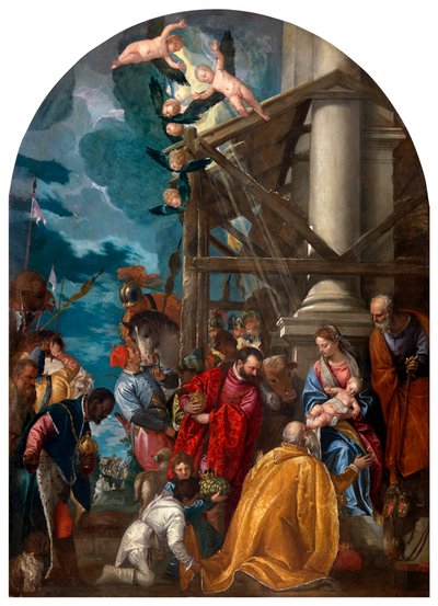 Taikaiden palvonta. tekijältä Paolo Veronese